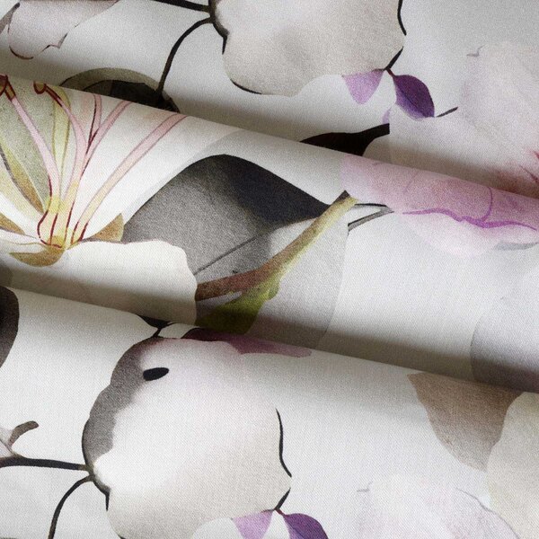 SATÉNOVÉ OBLIEČKY LUXURY NORA 200X220 CM, 2KS 70X80 CM KVETY