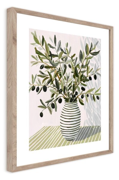 Tlačený obraz s rámom 40x50 cm Olive Bunch II – Styler