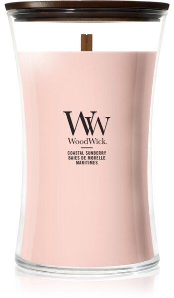 Woodwick Coastal Sunberry vonná sviečka s dreveným knotom 610 g
