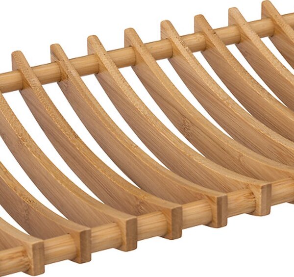 5Five® Dvojposchodový odkvapkávač BAMBOO, stojan na riad, 14 tanierov