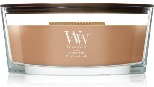 Woodwick Hazelnut Roast vonná sviečka s dreveným knotom 453.6 g