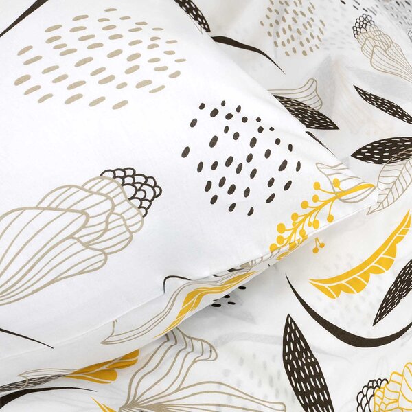 RENFORCÉ OBLIEČKY CHARLOTTE EXCLUSIVE 160X200 CM, 2 KS 70X80 CM KVETY