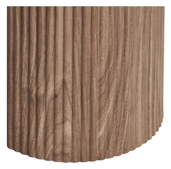 Béžový/v prírodnej farbe konzolový stolík s doskou v dekore mramoru 40x120 cm Athens – House Nordic