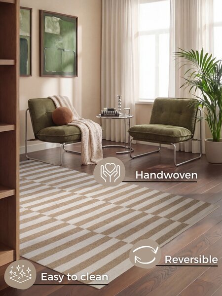 Hanse Home, Kusový koberec Vika 106469 Beige White, 80x150, béžová, obývacia izba