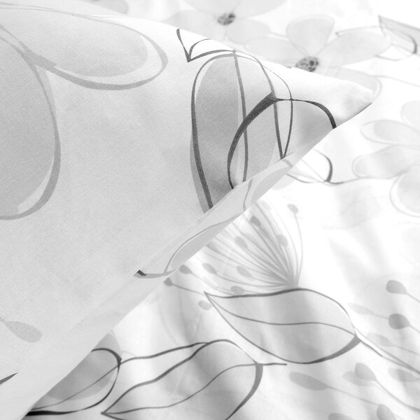 RENFORCÉ OBLIEČKY LARISSA EXCLUSIVE 160X200 CM, 2 KS 70X80 CM KVETY