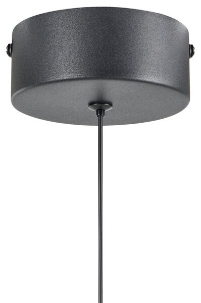 Závesná lampa čierna kov železo LED svetlo špirálové svietidlo obývacia izba jedáleň spálňa