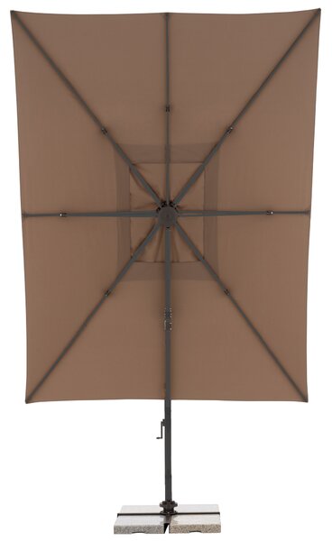 Doppler ALU XL ULTRA 4x3 m - výkyvný záhradný slnečník s bočnou tyčou