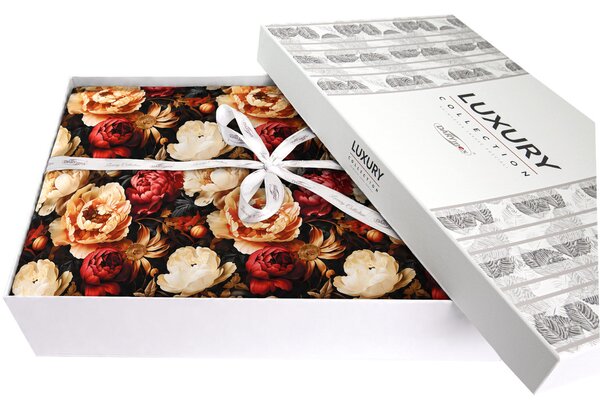 SATÉNOVÉ OBLIEČKY LUXURY PANERA 160X200 CM, 2KS 70X80 CM KVETY