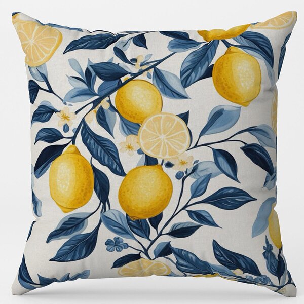 DEKORAČNÁ OBLIEČKA NA VANKÚŠ SICIL LIMONE1 43X43 CM VZOROVANÁ