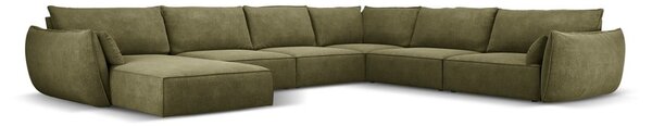 Zelená rohová pohovka (pravý roh) Vanda - Mazzini Sofas