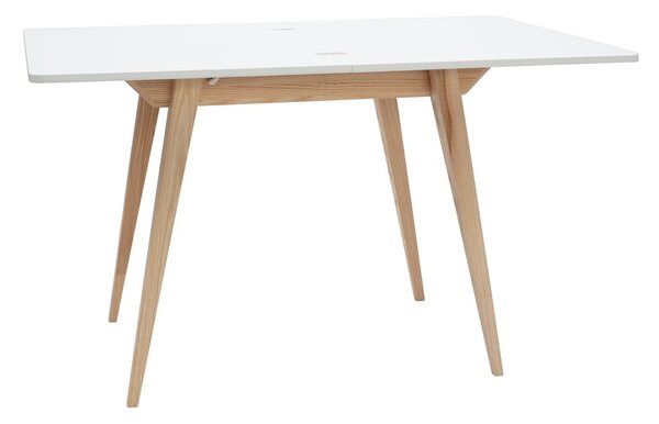 Rozkladací jedálenský stôl s bielou doskou 65x90 cm Envelope – Ragaba
