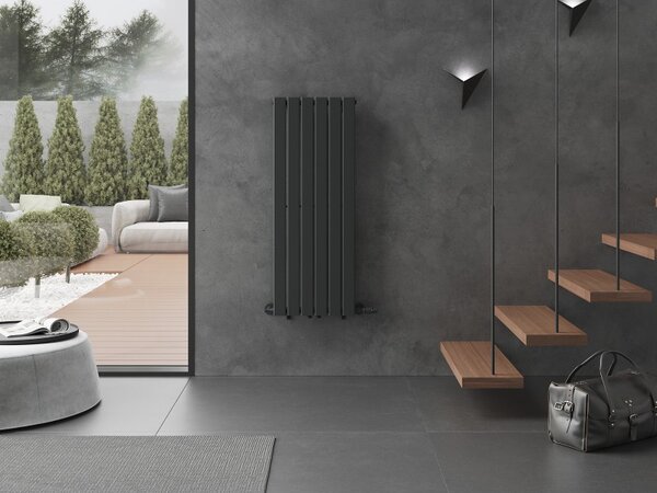 Mexen Boston, vykurovacie teleso 1200x452 mm, 611 W, antracitová, W213-1200-452-00-66