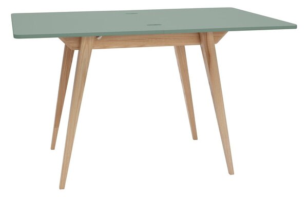 Rozkladací jedálenský stôl so zelenou doskou 65x90 cm Envelope – Ragaba