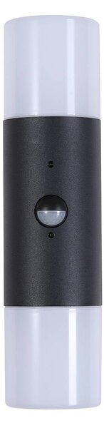 Searchlight Vonkajšie nástenné svietidlo Cannes, výška 30 cm, čierno-biela, 2-pl. žiarovka,, Čierna, Hliník, Moderný, Nástenné svietidlo