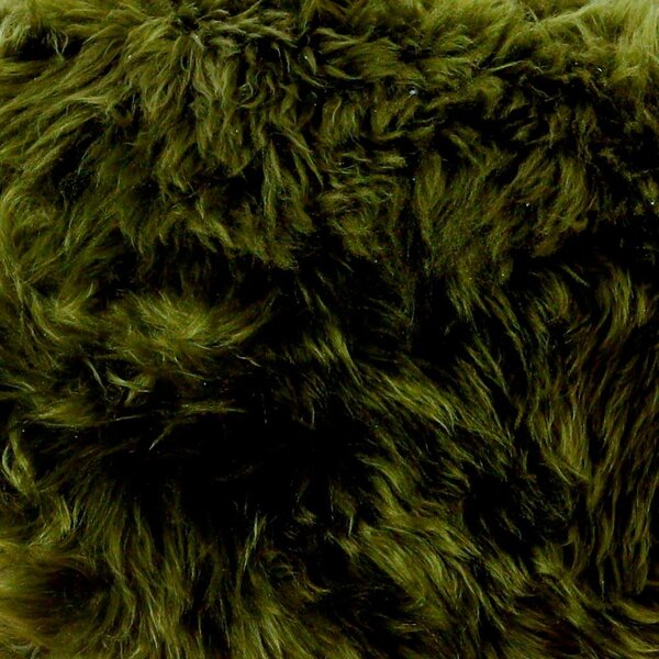 Zelená ovčia kožušina Native Natural Double, 60 x 240 cm