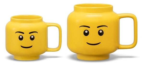 Žltý keramický detský hrnček 255 ml Head - LEGO®