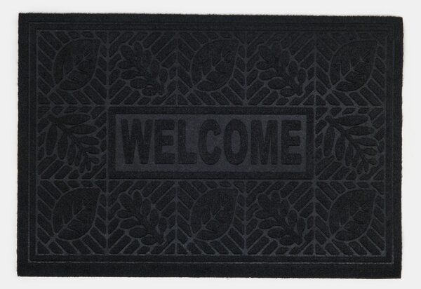 Sinsay - Vstupná rohožka s nápisom Welcome - čierna