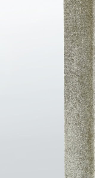 Nástenné zrkadlo zelené MDF zamatový rám sklo 60 x 90 cm nepravidelný tvar závesné na stenu moderný štýl