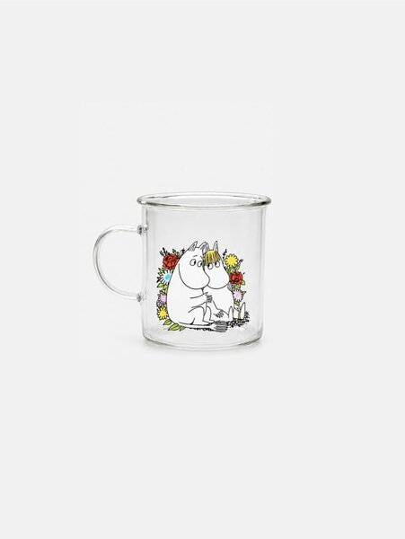 Sinsay - Sklenený hrnček s uchom The Moomins - viacfarebná