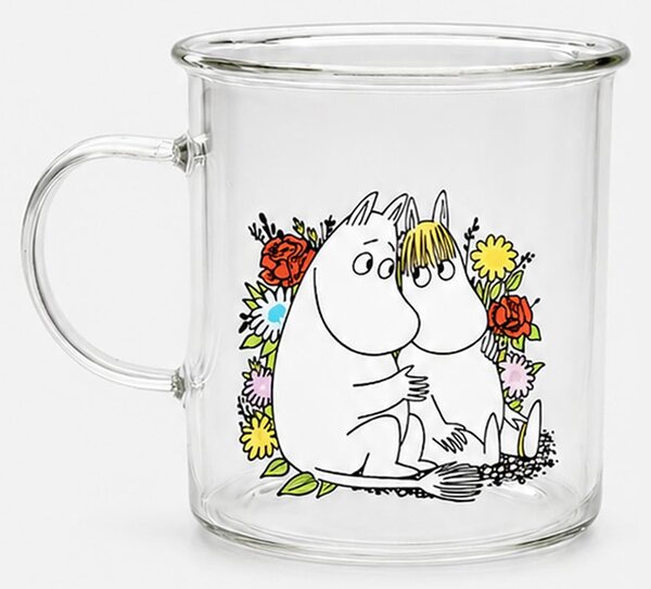 Sinsay - Sklenený hrnček s uchom The Moomins - viacfarebná