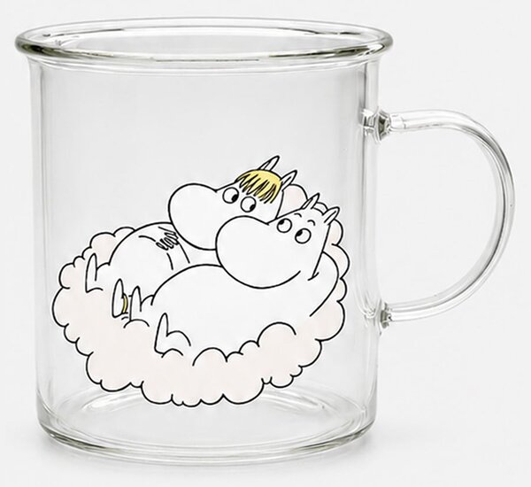Sinsay - Sklenený hrnček s uchom The Moomins - viacfarebná
