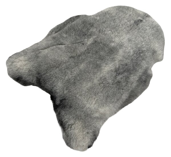 Islandská jahňacia koža, šedá 3, prírodná, strihaný chlp, veľkosť I