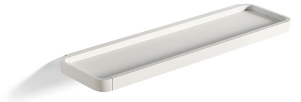 Biela kúpeľňová polica Zone Rim, 44 x 11 cm