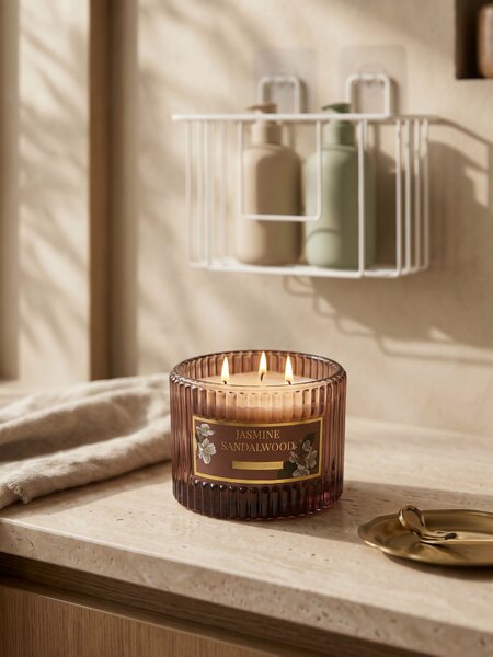 Sinsay - Vonná sviečka Jasmine Sandalwood - hnedá