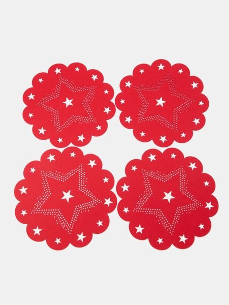 Sinsay - Prestierania na stôl so sviatočným motívom 4 pack - červená