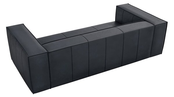 Tmavomodrá kožená pohovka 227 cm Madame – Windsor & Co Sofas