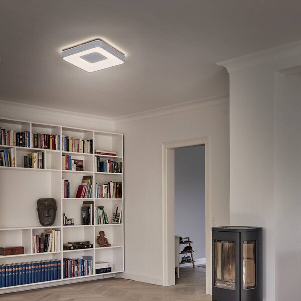 OSRAM Stropné LED svetlo ORBIS PIANA, biele, 38 x cm, clickdim, Biela / opálová, Obývacia izba / jedáleň, kov, Moderný, Stropné svetlo