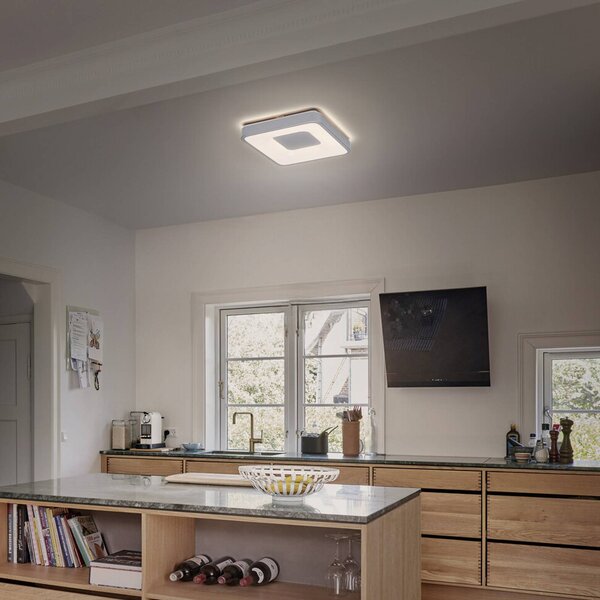 OSRAM Stropné LED svetlo ORBIS PIANA, biele, 38 x cm, clickdim, Biela / opálová, Obývacia izba / jedáleň, kov, Moderný, Stropné svetlo