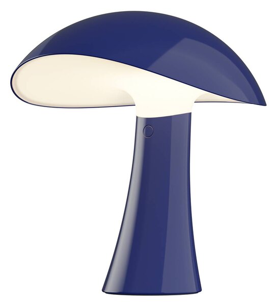 Louis Poulsen LED stolná lampa Rumee 220, modrá, IP44, Modrá, Obývacia izba / jedáleň, Plast, Škandinávsky, Stojacie svietidlo