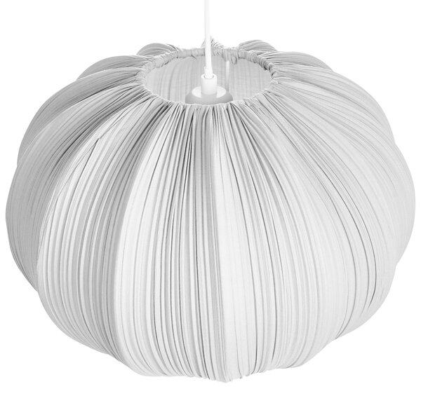 Závesná lampa sivé látkové bavlnené tienidlo moderný dizajn osvetlenie do obývacej izby