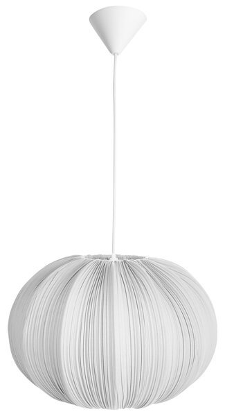 Závesná lampa sivé látkové bavlnené tienidlo moderný dizajn osvetlenie do obývacej izby