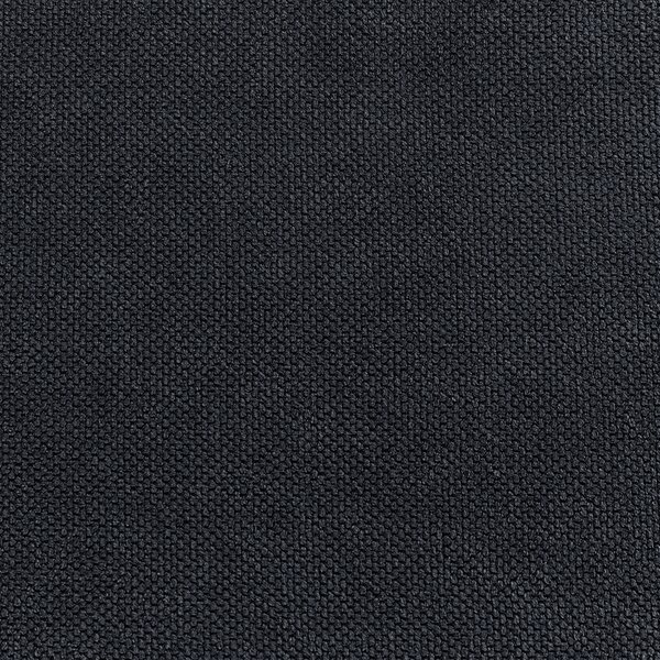 Pohovka čierna látková čalúnená 3-miestna s vankúšmi vodoodolné čalúnenie moderná
