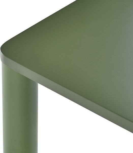 Konferenčný stolík zelený MDF obdĺžnikový tvar 120 x 60 cm moderný štýl obývacia izba
