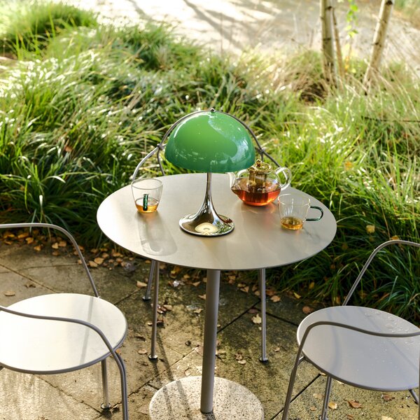 Prenosná lampa Panthella 160, Original Opal green – Louis Poulsen
