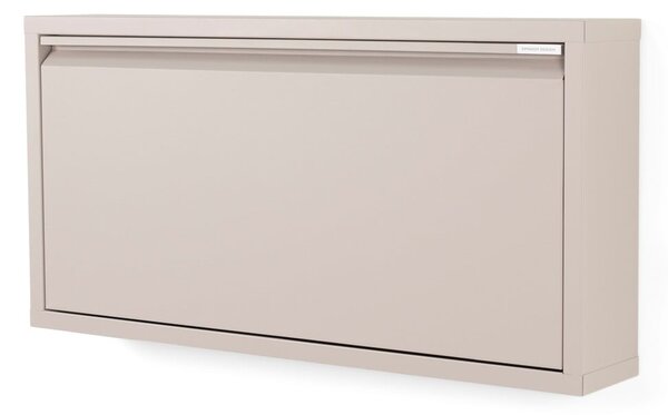 Taupe kovová výklopná skrinka na topánky 75x37,5x12,5 cm Billy – Spinder Design
