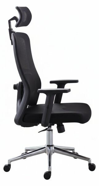 Kancelárska ergonomická stolička Neoseat ZENA — čierna, nosnosť 150 kg