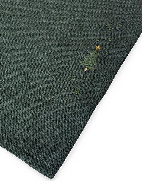 Vyšívané prestieranie Christmas Tree Green 49 × 32 cm