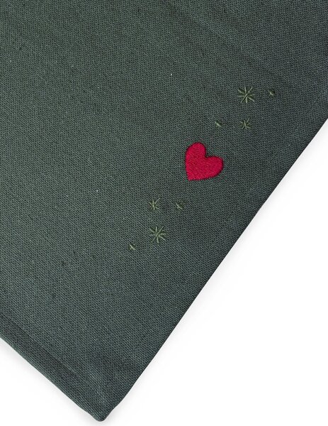 Vyšívané prestieranie Heart 49 × 32 cm