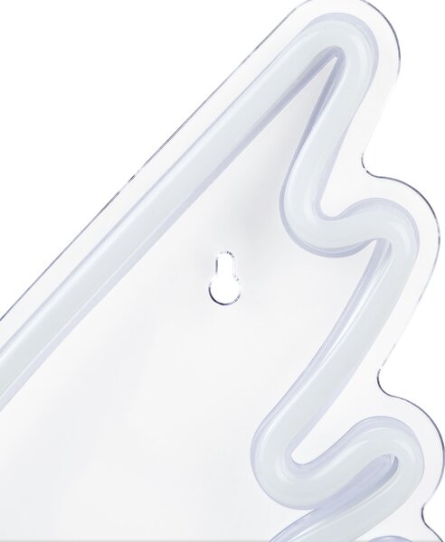 Neónová LED svietiaca dekorácia v tvare krídel biela PVC materiál dekoratívne svietidlo na batérie