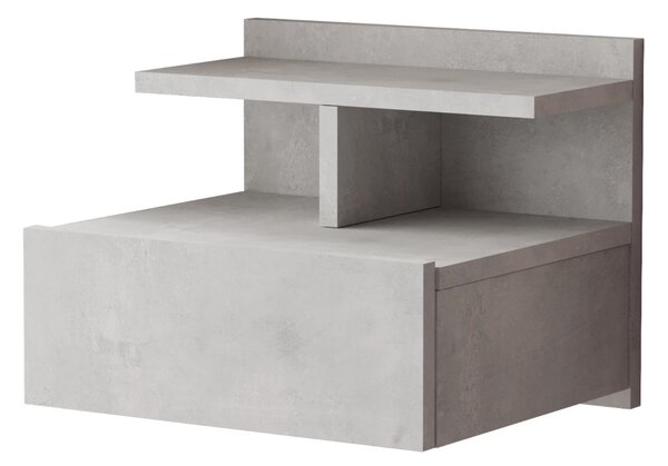 Loftový nočný stolík LEVY 28, beton