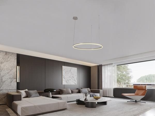 LED Stmievateľný luster na lanku LED/72W/230V 3000-6500K + diaľkové ovládanie