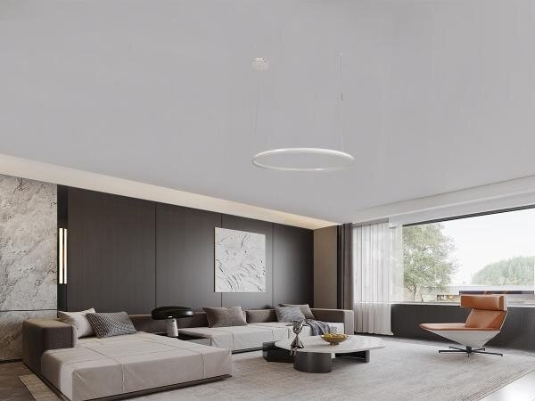 LED Stmievateľný luster na lanku LED/72W/230V 3000-6500K + diaľkové ovládanie