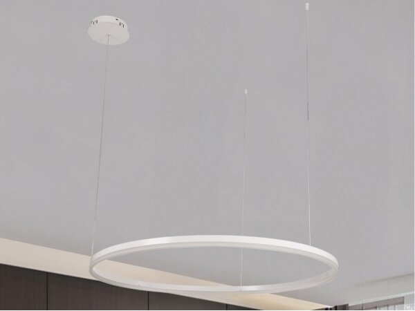 LED Stmievateľný luster na lanku LED/72W/230V 3000-6500K + diaľkové ovládanie