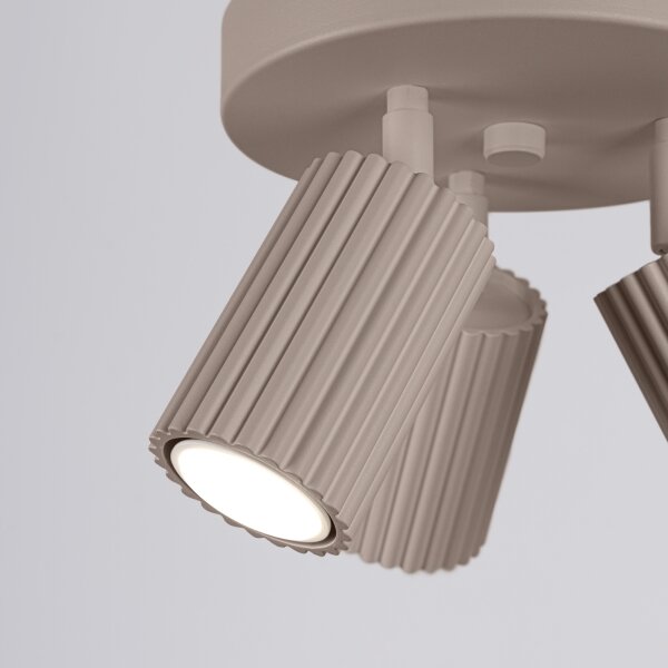Brilagi - LED bodové svietidlo CRESTO 3xGU10/10W/230V taupe
