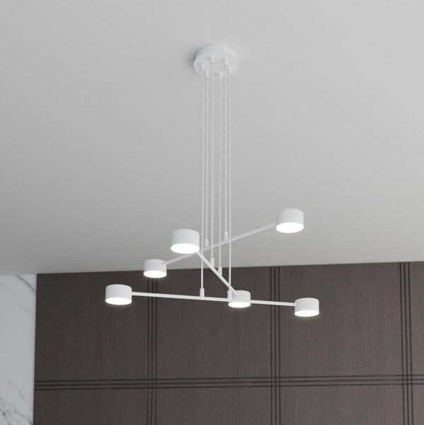 Luster na lanku MODUS 6xGX53/10W/230V biela