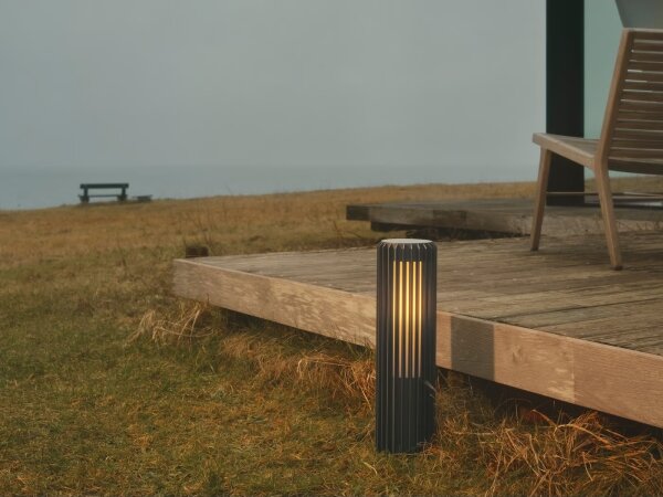Nordlux - Vonkajšia lampa ALUDRA 1xE27/15W/230V IP44 antracit 45,4 cm